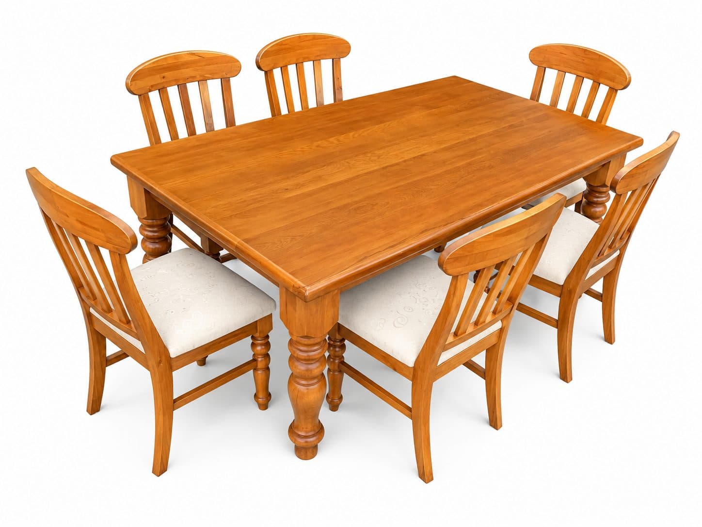 Turned-Leg Rimu Dining Suite